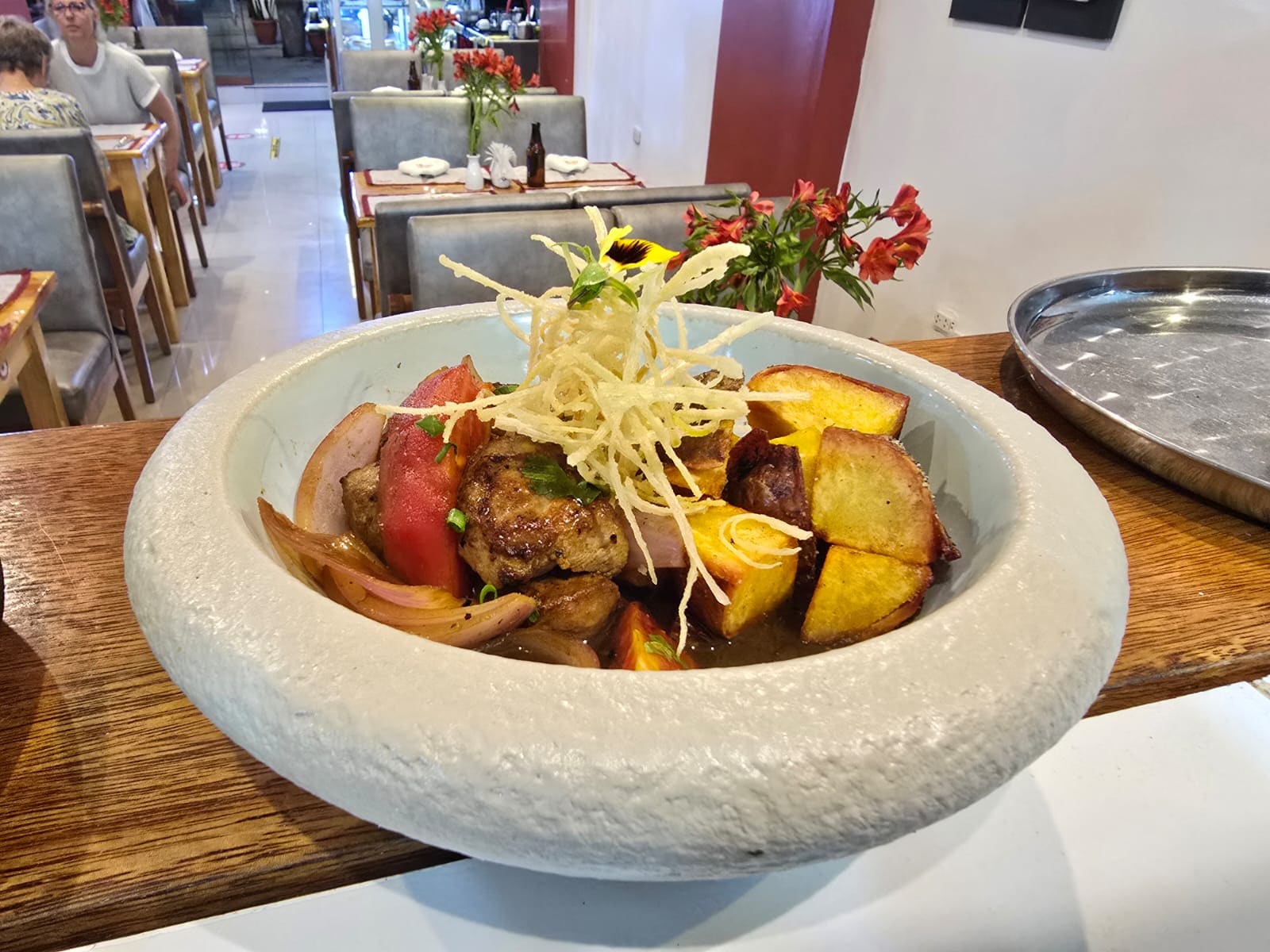 Un plato de la carta de Taywa Restaurante Café